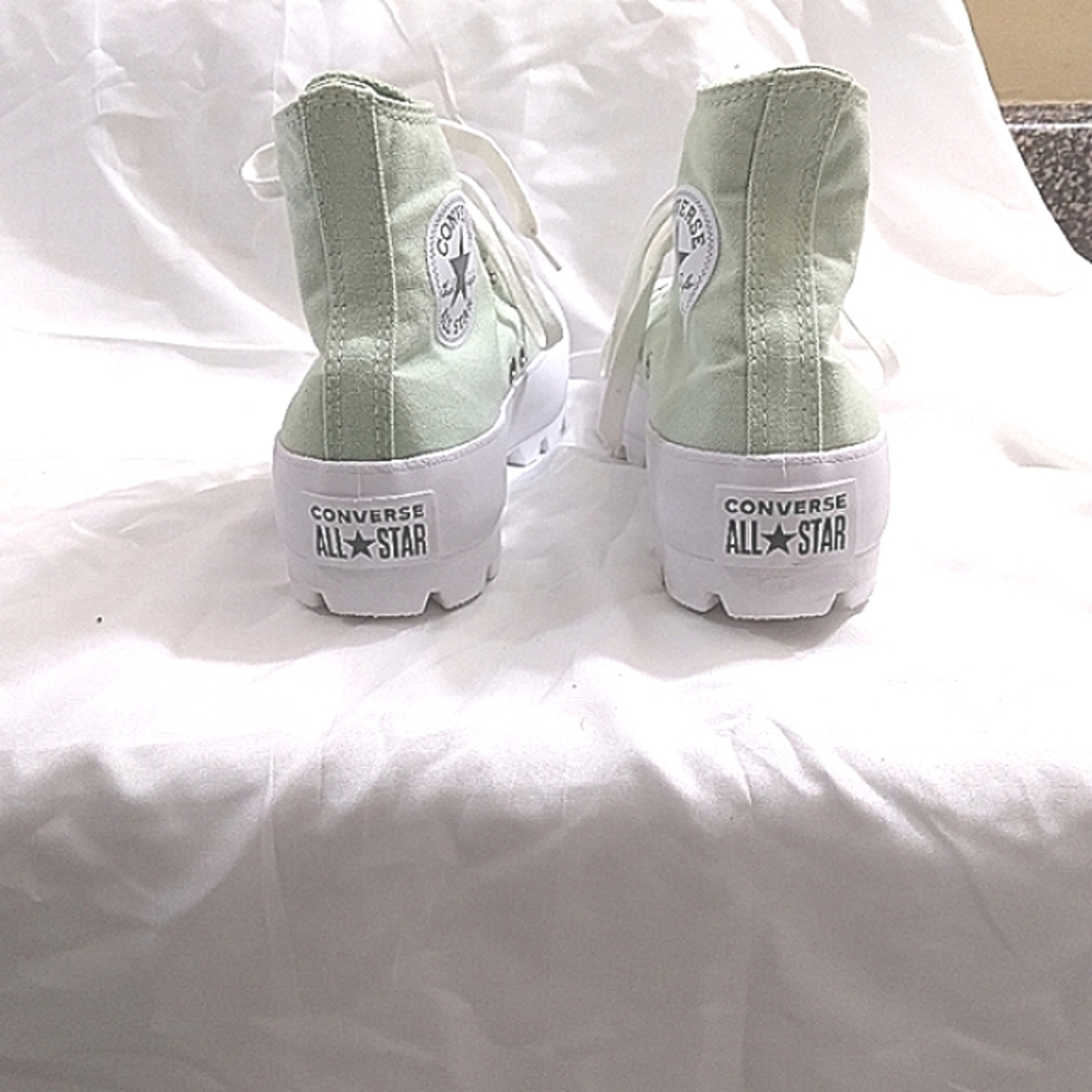 Converse Women Ct All Star Lugged Hi Green Casual Size 7 - Picture 6 of 8